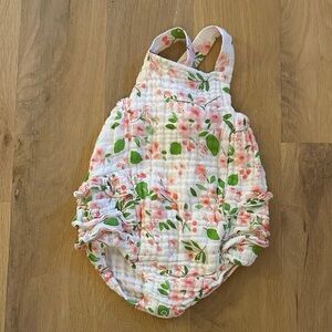 Angel Dear Floral Romper